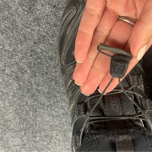 SALOMON Men’s XA Pro 3D Black Trail Hiking Shoe Toggle Laces size: 8.5 - Picture 9 of 12